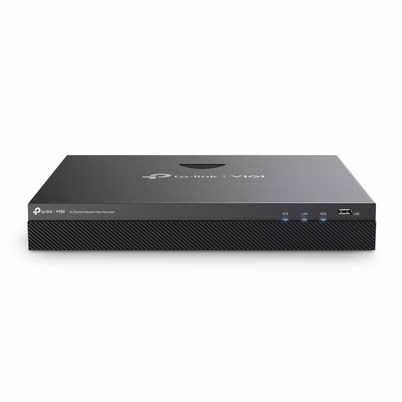 Grabador de Vídeo en Red TP-Link Vigi NVR2016H con 16 Canales de Entrada, Resolución 4K 3840x2160 y Almacenamiento Hasta 10TB en Color Negro